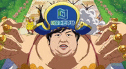 돼지 원피스 GIF