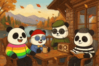 Fall Vacation GIF by Pandu Pandas