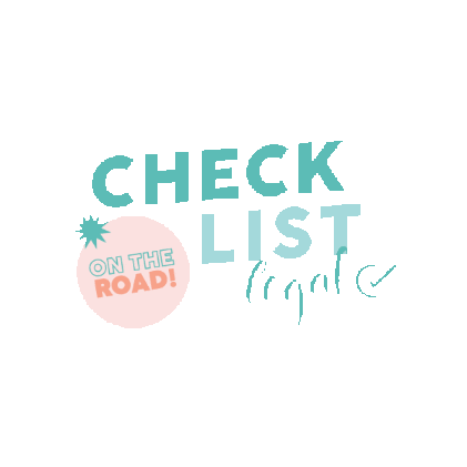 On The Road Travel Sticker by Checklist Legal