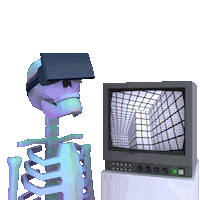 Virtual Reality 3D Sticker by jjjjjohn