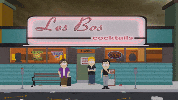 bar cocktails GIF by South Park 