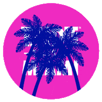 Miami Palm Sticker by Tindle Foods
