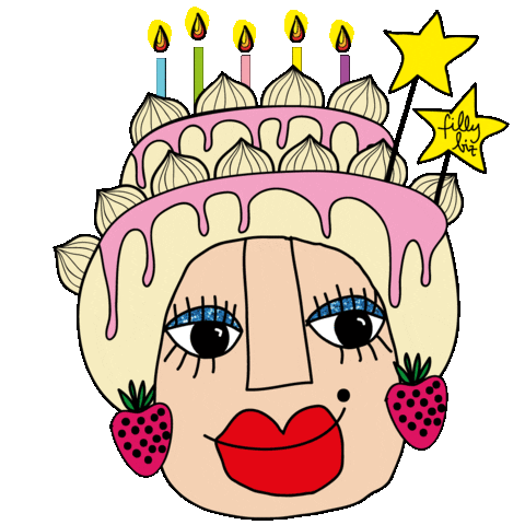 Happy Birthday Party Sticker by Filly Biz
