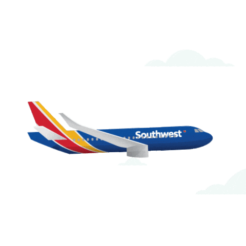 Touchdown Landing Sticker by Southwest Airlines