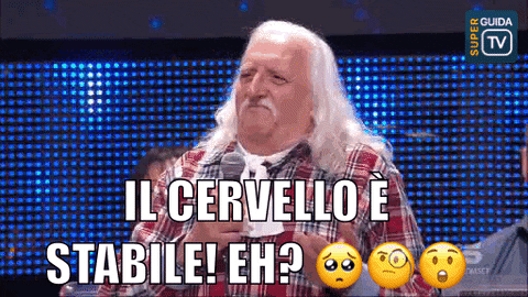 ciao darwin GIF by SuperGuidaTv