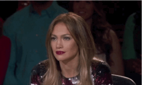 Jennifer Lopez Reaction GIF by American Idol