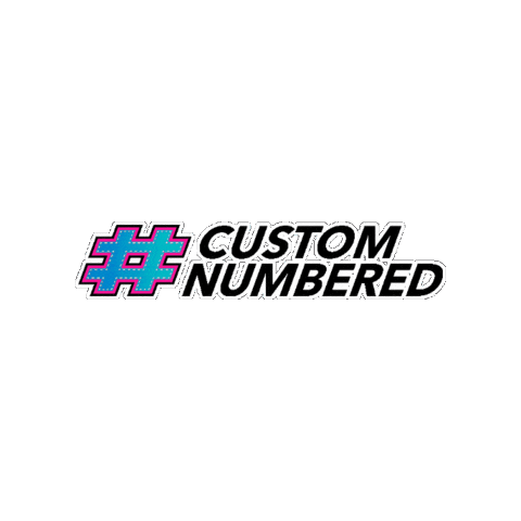 Customnumbered giphygifmaker custom wpw wristband Sticker