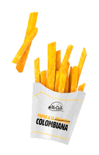 elcorraloficial colombia papas fritas dia de la independencia 20 de julio Sticker