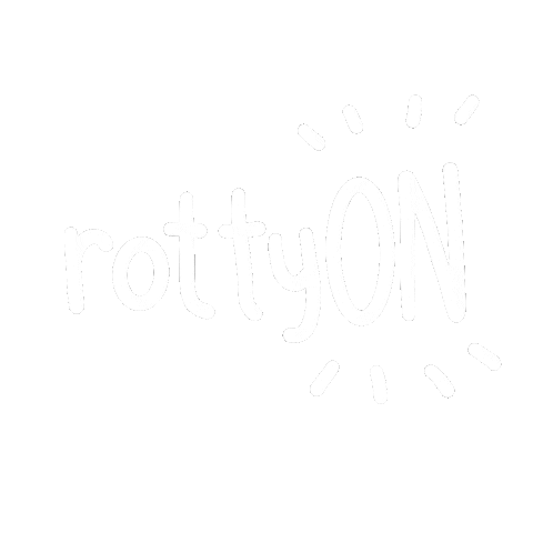 memootoys miniandthedogs memootoys rottyon Sticker