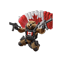 Canadian Yes Sticker by Airborne Petawawa