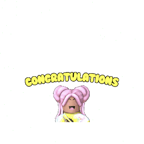 Congrats Congratulations Sticker by Afro Unicorn