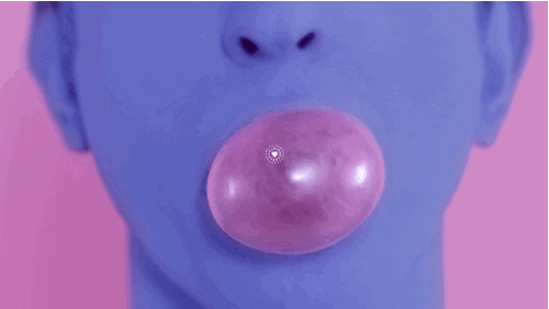 bubble gum GIF
