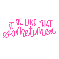 Pink Lettering Sticker by Shannon B Design