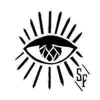 StrangeFellowsBrewing beer eye blink strange Sticker