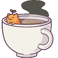 Good Morning Cat Sticker by Castaways