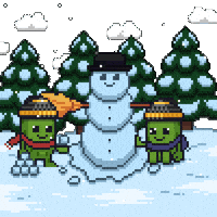Christmas December Sticker by Potatoz by 9GAG