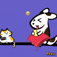 Cat Kitty GIF by Poku Meow