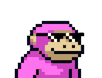 Pixel Art Monkey Sticker by SMOL