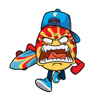 Toikido running run skate skateboard Sticker
