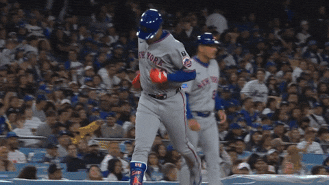 Home Run Baseball GIF by New York Mets