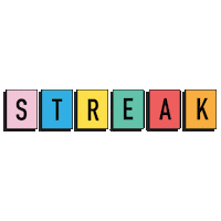streak Sticker by Martina Martian