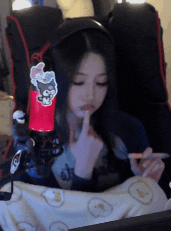 Thinks Cute Girl GIF