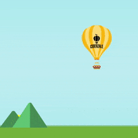 ciderzale travel apple trip balloon GIF