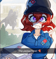 Girl Pizza GIF