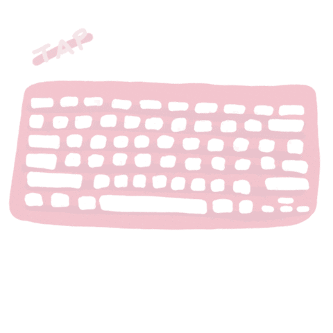 Keyboard Blogging Sticker