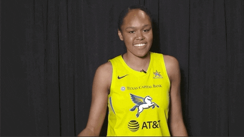 Excited Lets Go GIF by Dallas Wings