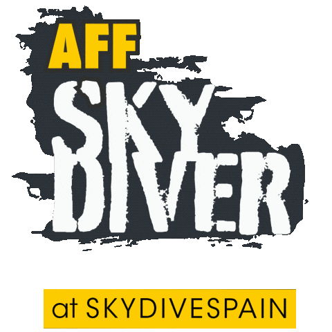 Aff Skydiver Sticker by SkydiveSpain