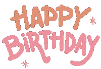 Happy Birthday Party Sticker