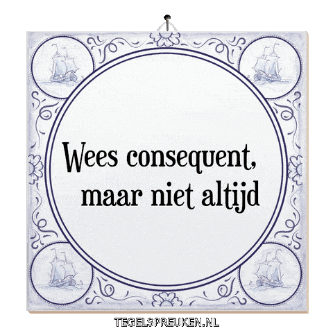 Nl Reflectie Sticker by Tegelspreuken.nl