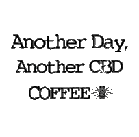 Hot Coffee Cbd Sticker by buddhabeanscoffee