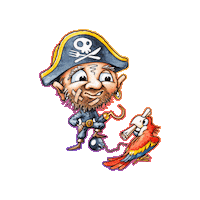 CAPFUN cook camping joe pirate Sticker