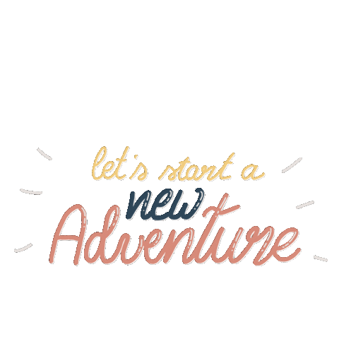 Herz4Druck giphyupload adventure abenteuer lets start Sticker