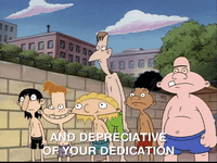 hey arnold nicksplat GIF
