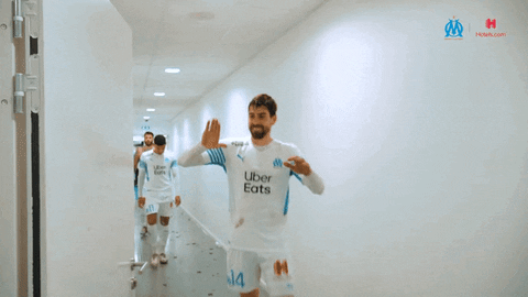 Happy Soccer GIF by Olympique de Marseille