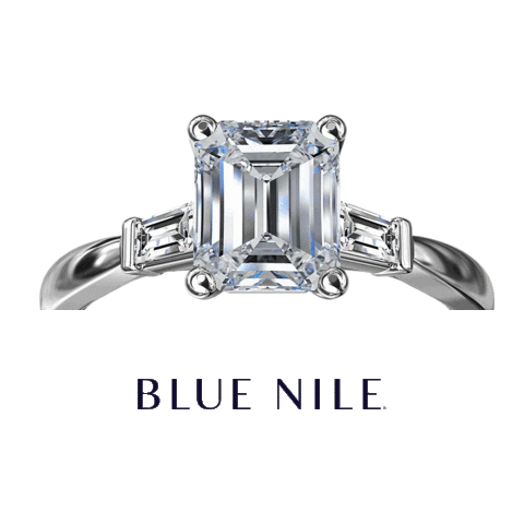 bluenilediamond giphyupload diamond ring halo Sticker