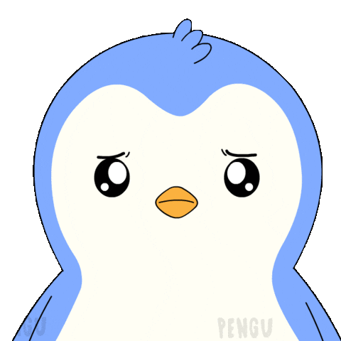 Penguin Think Sticker by Pudgy Penguins