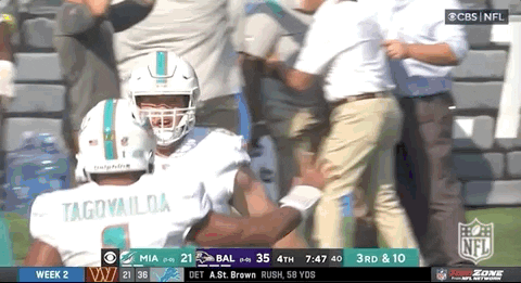 Miami Dolphins Football GIF by NFL