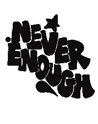 neverenoughskate never enough Sticker