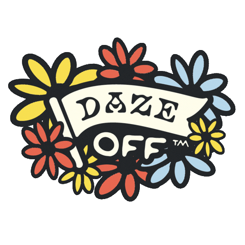 Logo Flowers Sticker by Daze Off