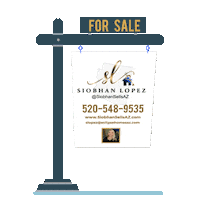 siobhansellsaz logo real estate 3d logo arizona homes Sticker