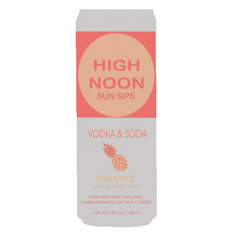High Noon Seltzer Sticker