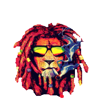 Snoop Dogg Smoking Sticker by imoji