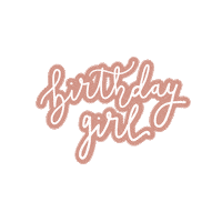 inkscriptstudio birthday happybirthday handwriting birthdaygirl Sticker