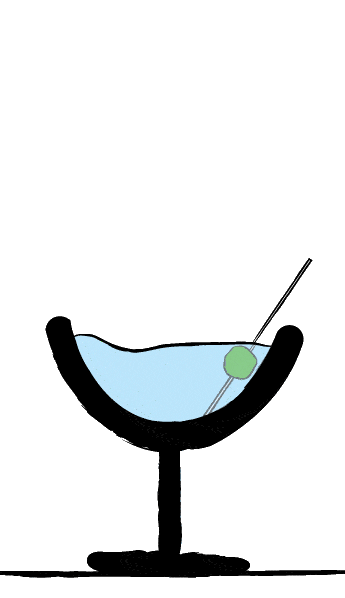 Glass Of Wine Art Sticker by Sam Omo