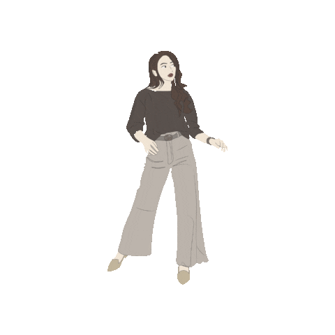 Girl Fashion Sticker