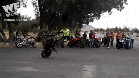 motorcycle fails GIF by World’s Funniest
